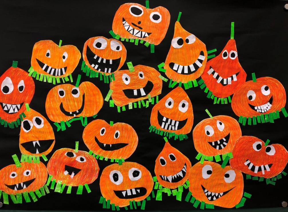 © Veronika Senfter Halloween Kürbiscollage (Veronika Senfter)