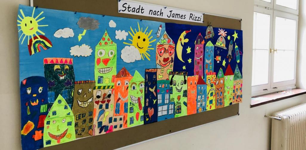 Stadt nach James Rizzi (Veronika Senfter) Stadt nach James Rizzi 3a