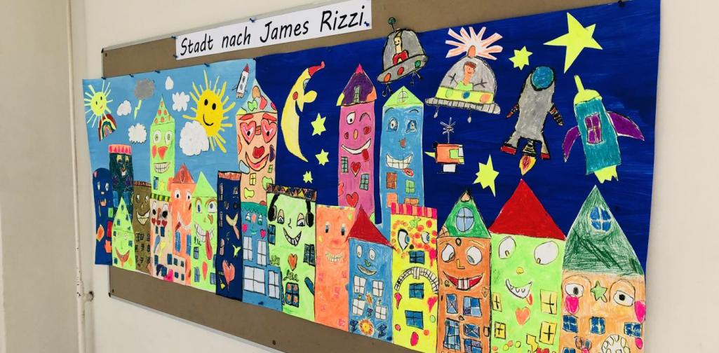 Stadt nach James Rizzi (Veronika Senfter) Stadt nach James Rizzi (3a)